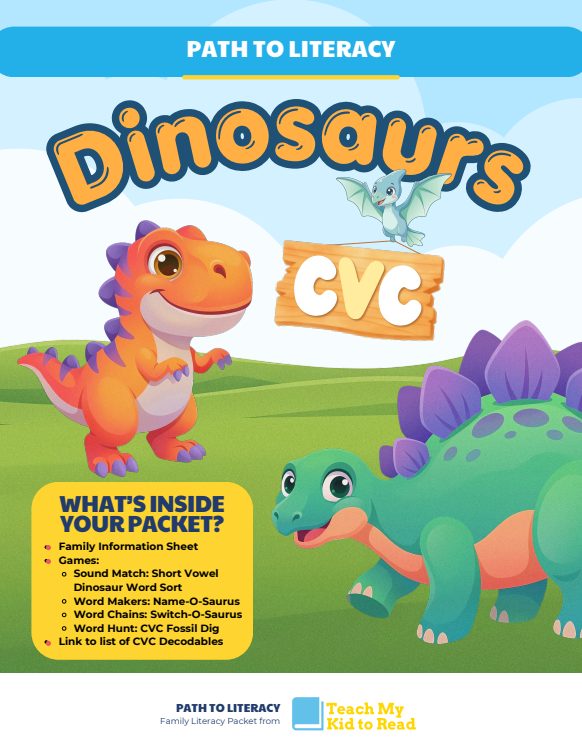Dinosaur CVC packet cover